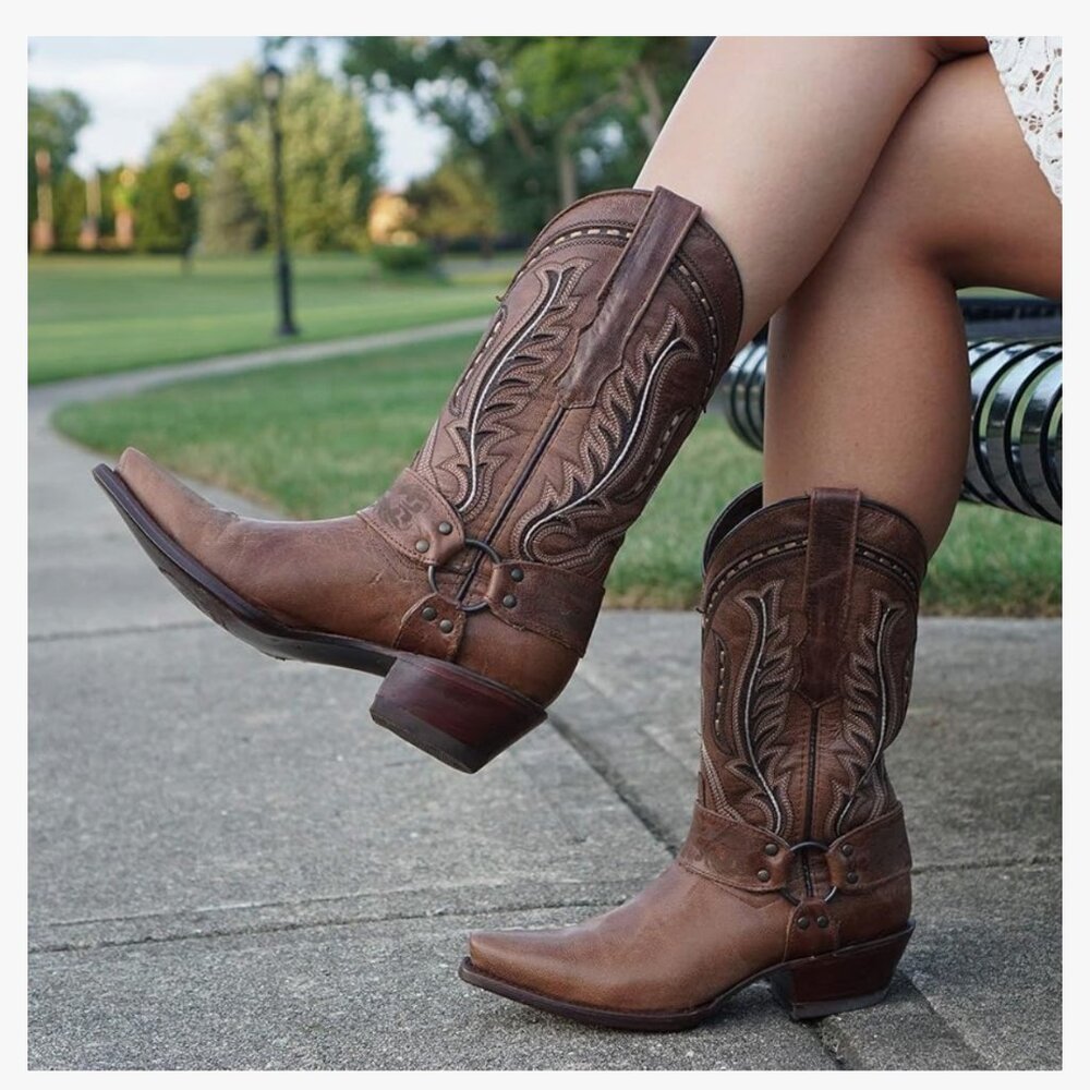 SOTO Harness Cowboy Boots